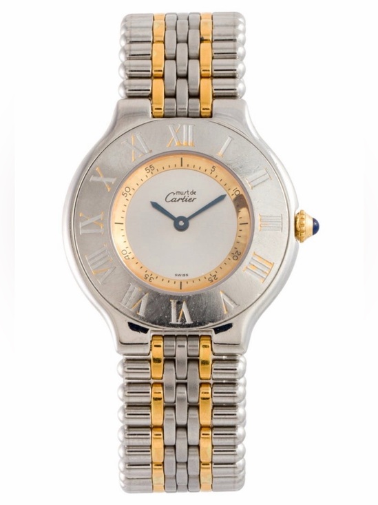 Cartier Jewelry - Cartier two tone Must de Cartier 21 luxury wristwatch, an iconic design